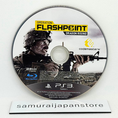 Operation Flashpoint Dragon Rising PS3 Codemasters Disc Only Used Japanese ver