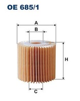 Filtron Oe 685/1 ÖLfilter FüR Lexus, Lotus, Toyota