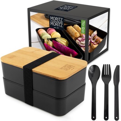 Moritz & Moritz Bento Box Japanisch   Perfekte Lunchbox - Brotdose mit Fächern