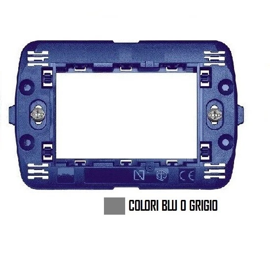 BIESSE SUPPORTO 3 POSTI COMPATIBILE BTICINO LIVING LN4703