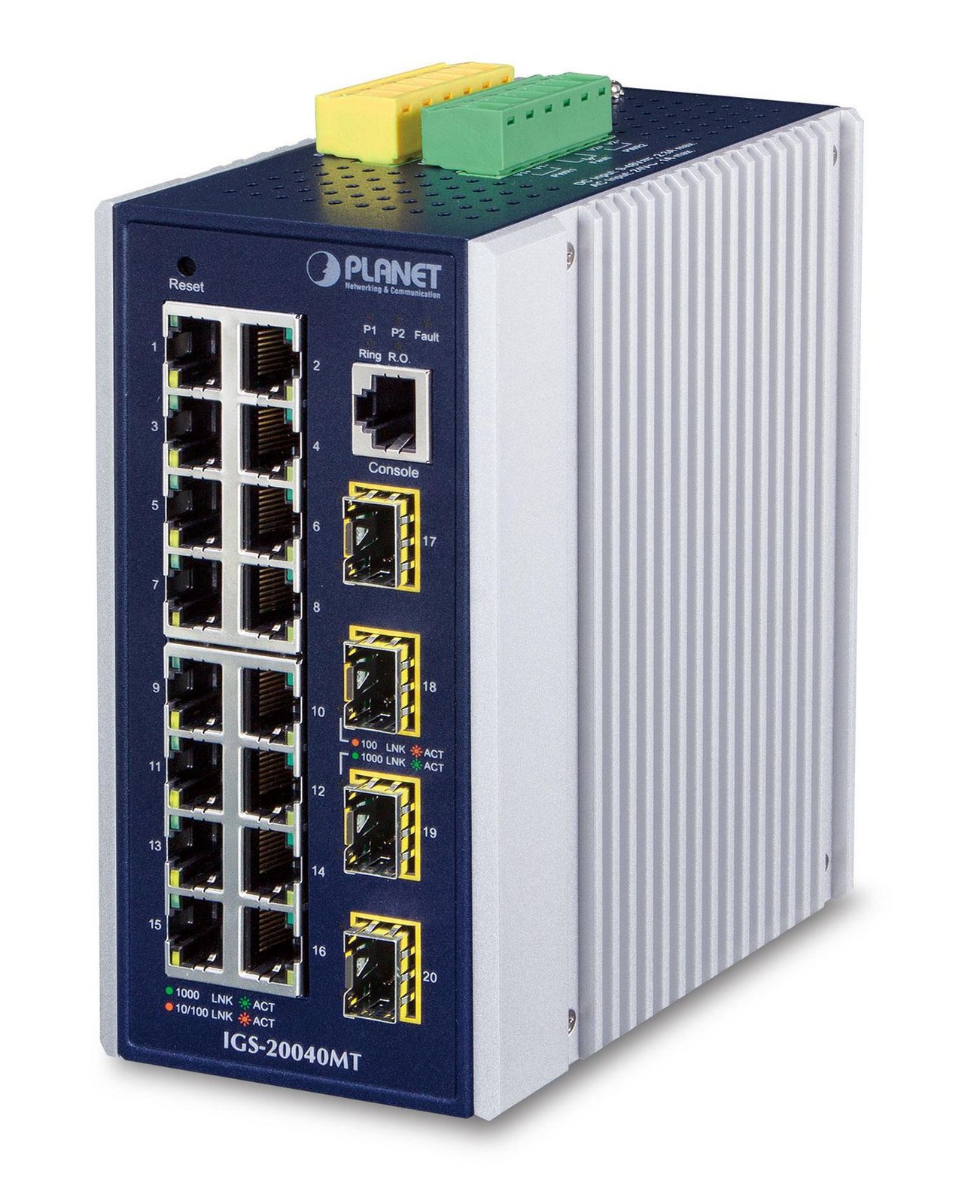 Mehrfarbig Planet Ip30 Industrie 16 10/100/100, Igs-20040Mt - Bild 2