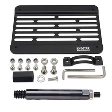 Front Bumper Tow Hook License Plate Mount Bracket Holder,No-Drill Modificatio...