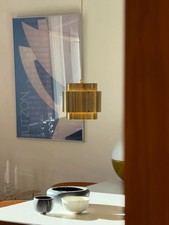 Swedish Modern Brass Pendelleuchte zu Louis Poulsen & Danish Design Mid Century