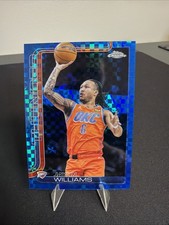 2025-26 Topps Chrome - Blue X-Fractor - Jaylin Williams #105 Thunder