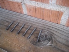 Vintage ** #6 x 1-1/2" longueur *** vis à bois à tête plate fendue lot de 6 USA