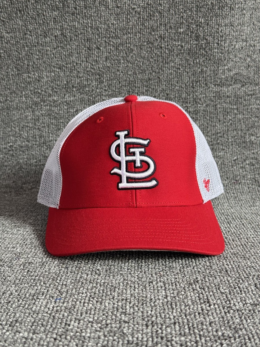 '47 Brand St Louis Cardinals Trucker Snapback Red White One Size Hat