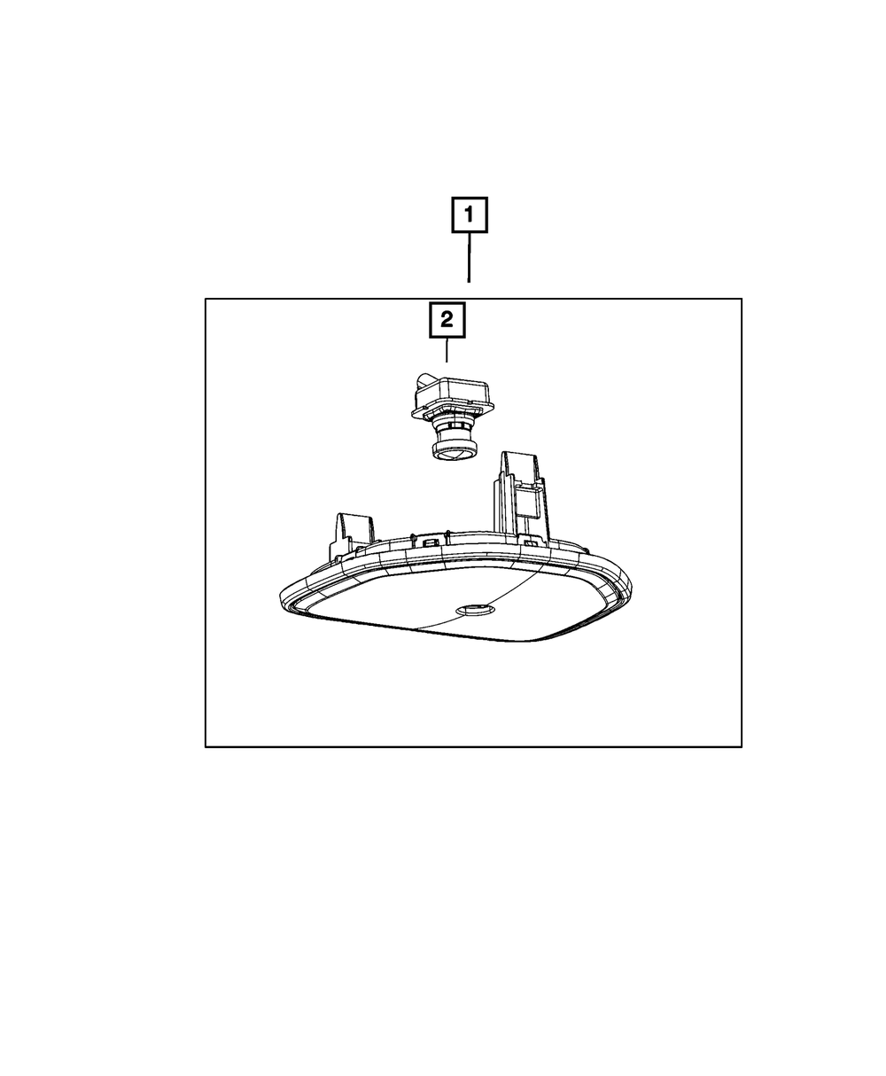 Genuine Mopar In Vehicle Camera Bezel 6WR581X8AE