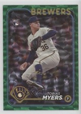 2024 Topps Update Green Crackle Foilboard 392/499 Tobias Myers #US299 08wd