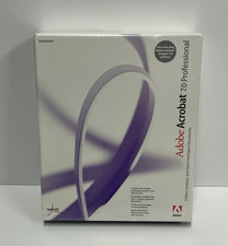 NEW - Adobe Acrobat 7.0 Professional - Windows 22020213 Sealed plus Lifecycle