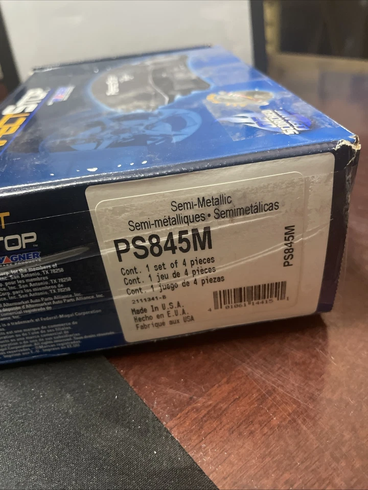 Perfect Stop Semi-Metallic Brake Pad Set PS845M - Image 2 of 2