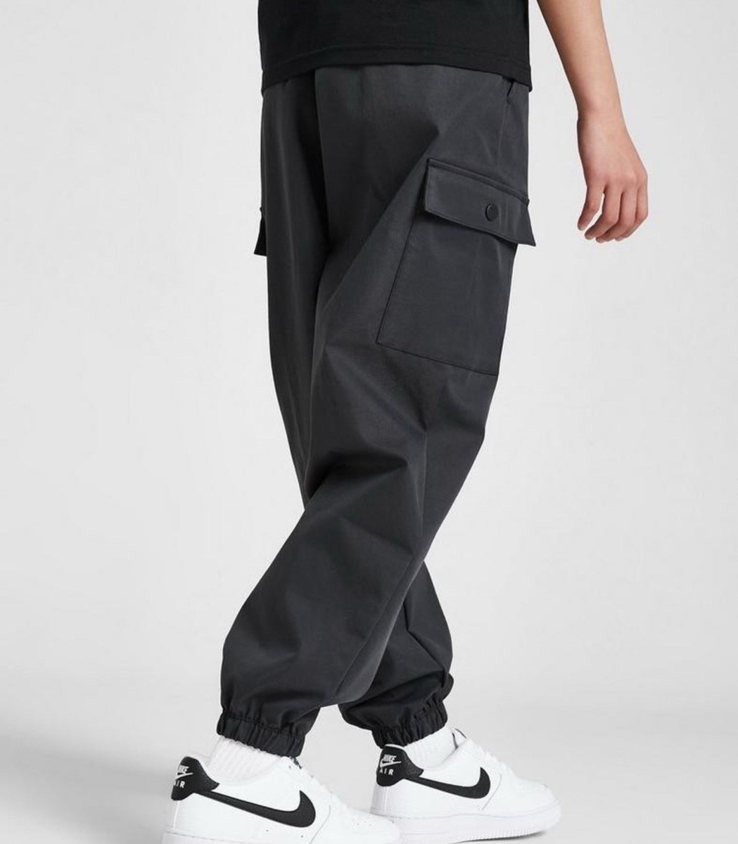 Nike Sportswear Kids Unisex Oversized Black Cargo Pants Size Small