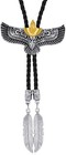 Bolo Tie Wedding Necklace Mens Western Cowboy Necktie Christmas Gift Stocking 