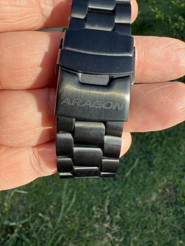 OROLOGIO ARAGON DM II 45mm QUADRANTE METEORITE SVIZZERO ETA 2824 AUTOMATICO VETRO ZAFFIRO - Foto 13 di 16