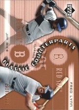 2005 Upper Deck Classics Baseball "Insert and Parallel" Cards