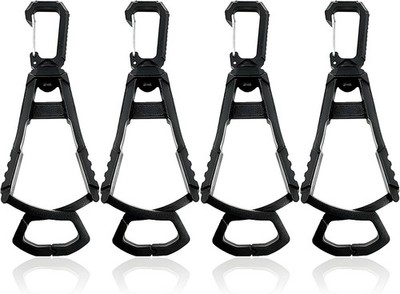 4Pcs Glove Clips for Work Glove Holders, Powerful Bite Glove Holder for Belt and