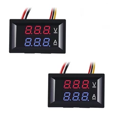 0.28" LED Voltmeter Ammeter, Digital Multimeter Display Voltage Current Tester