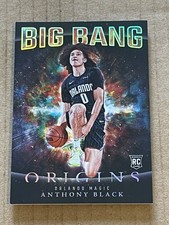 2023-24 NBA ORIGINS BIG BANG INSERT ANTHONY BLACK ROOKIE MAGIC RARE CASE HIT!