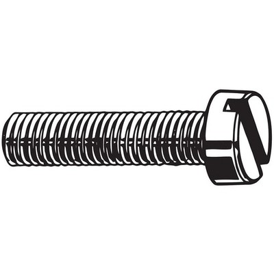 GRAINGER APPROVED M24520.040.0010 MS,M4-0.70,Zinc Plated,10mm,100PK 6JB15