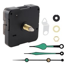 Quartz Clock Movement Mechanism 18mm(3/4inch)Shaft-11mm(7/16inch) thread Green