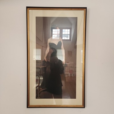 Nicely Framed Lithographic Print Of John Singer Sargent Madame X Painting