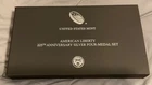 2017 American Liberty 225th Anniversary Silver Four-Medal Set w/ OGP & COA