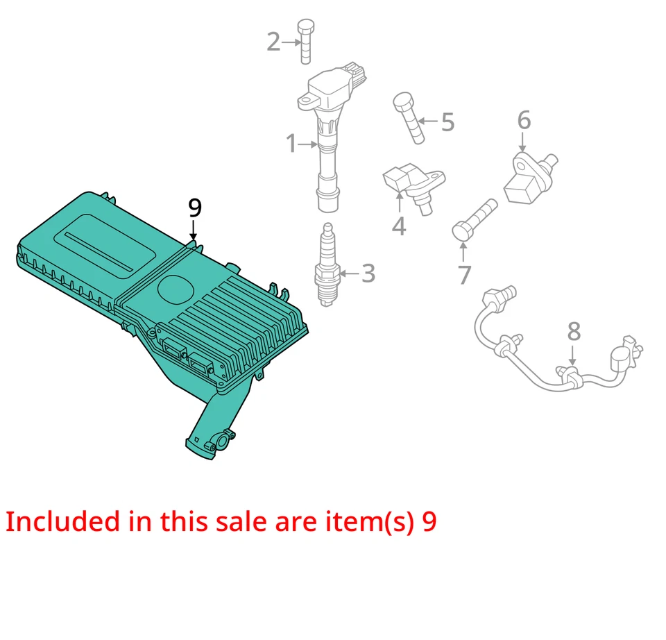 Computadora de control del motor Mazda 2 2011-2014 ecu pcm ecm pcu fabricante original MDCU9 Foto 3 de 4