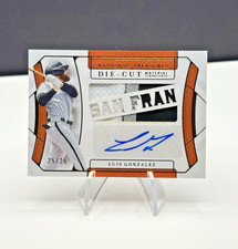 2022 Panini National Treasures Luis Gonzalez Game Used Jersey  Auto 25/25 SSP