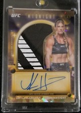 2025 Topps Midnight UFC Kayla Harrison Relic Auto Moonrise #d /5