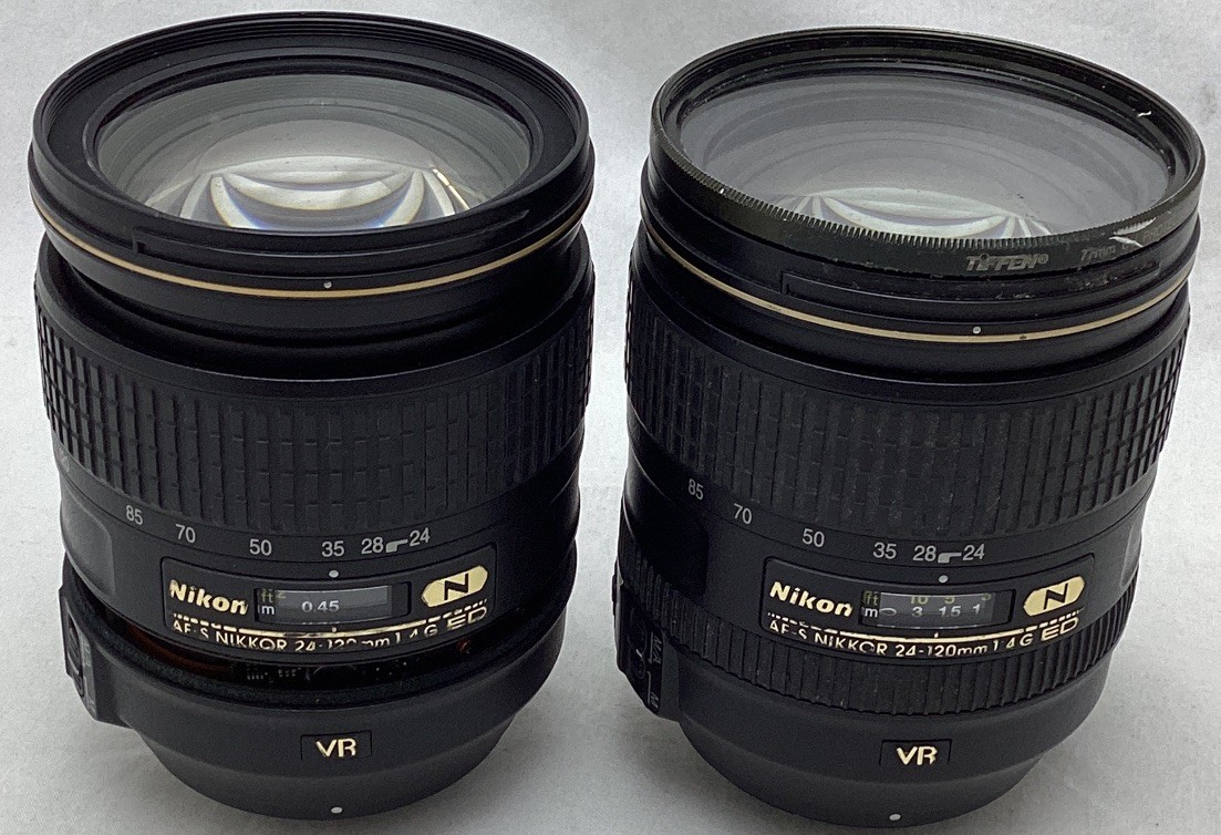 Nikon N AF-S Nikkor 24-120mm f/4 G ED VR Zoom Lens For Parts or Repair