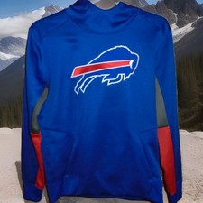BUFFALO BILLS HOODIE SWEATSHIRT YOUTH LARGE 14/16 LOOKS PRETTY GOOD
