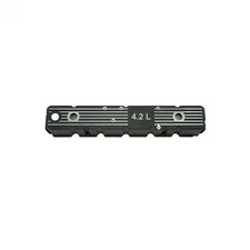 Omix Black Aluminum Valve Cover with 4.2L Logo * Fits Jeep CJ and Wrangler