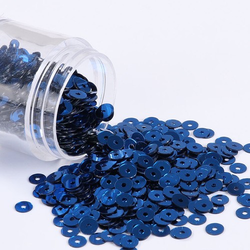 1440-8000pcs PVC Flat Metallic Shiny Round Loose Sequins Clothes Sewing Wedding - Picture 33 of 48