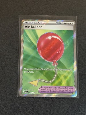 Pokémon TCG Air Balloon Full Art Ultra Rare Card 166/132 Mega Evolution