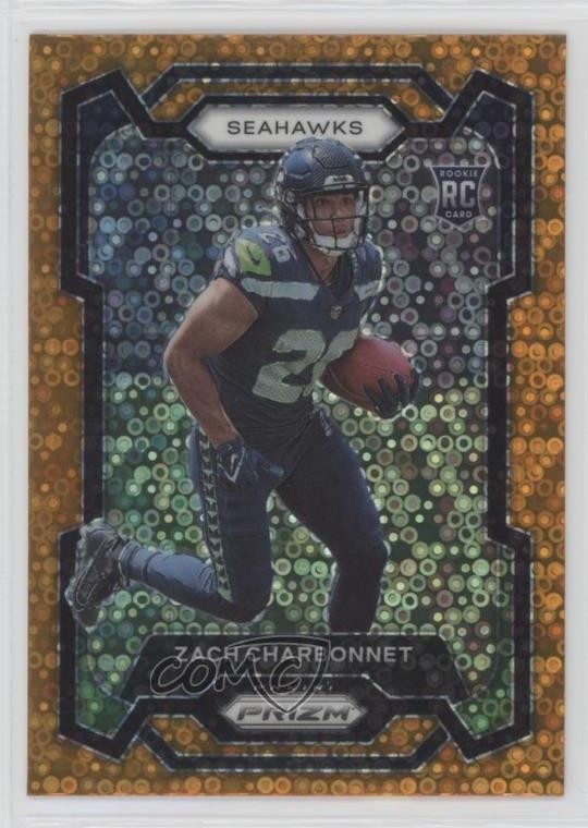 2023 Panini Prizm Rookies Disco Prizm Zach Charbonnet #392 Rookie RC 09wc