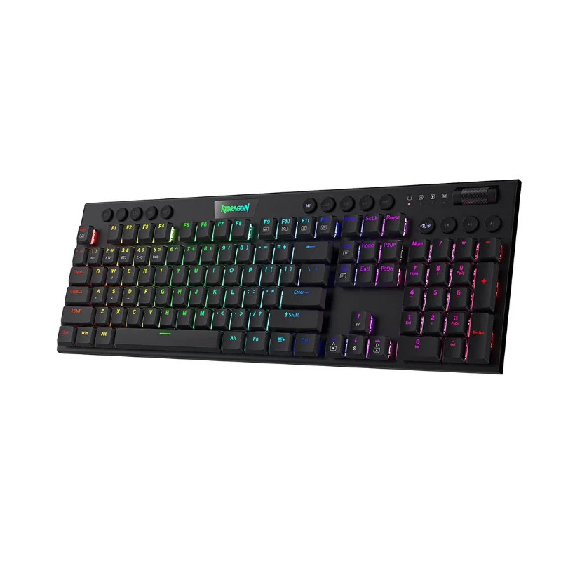 Wireless RGB Mechanical Keyboard Bluetooth/2.4Ghz/Wired Tri-Mode Gaming Keyboard-image