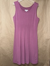 Coldwater Creek Women's Soft Violet Fields Dress Medium