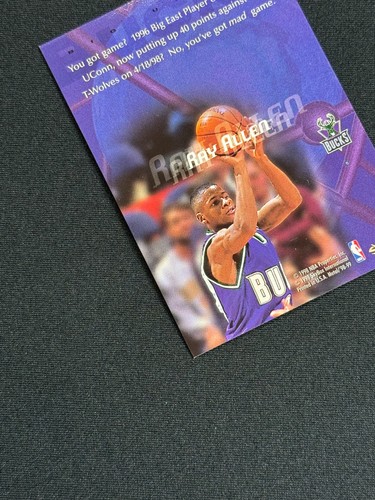 1998-99 Metal Universe #5 RAY ALLEN HOF 🏆 BIG UPS INSERT RARE 1:270 SSP 🏀 - Picture 11 of 12