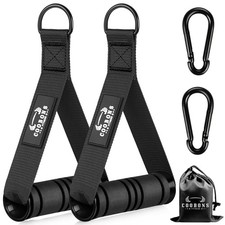 Heavy Duty Exercise Handles, Gym Cable Handles for Cable Machine Attachments