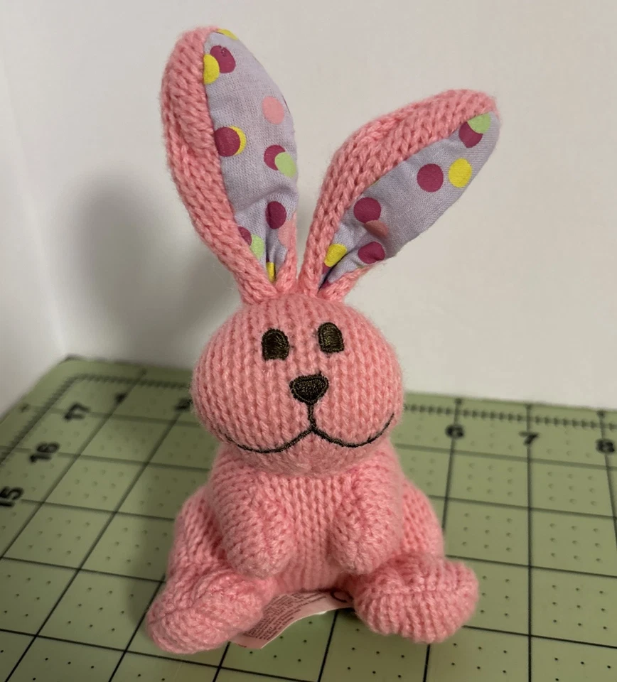 MARIONETA DE DEDO Y CONEJO ROSA CONEJO Foto 3 de 4