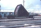 Original slide- PC Penn Central Flatcar 766218 With Large Load At Denver,CO '76