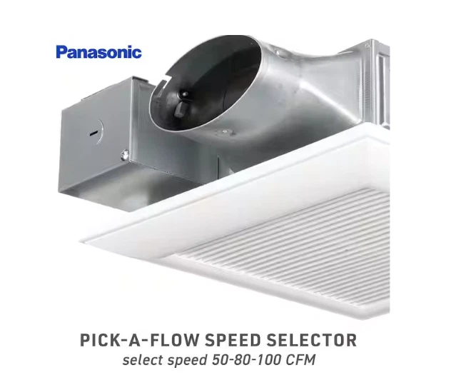 Panasonic FV-0510VSC1 WhisperValue DC Pick-A-Flow techo o pared, ventilador de escape Foto 4 de 4
