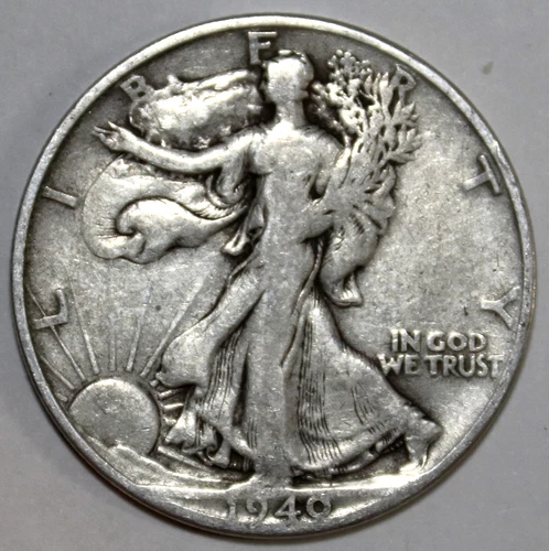 1940-S Walking Liberty Half Dollar - Fine - #2040EC