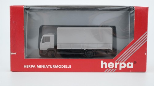 Herpa H0 143097 Steyr camión plataforma lona gris | Zustand: Gebraucht