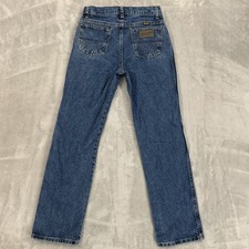 Wrangler Jeans Youth Boys 16 Slim George Strait Cowboy Cut Western Heavy Denim