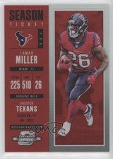 2017 Panini Contenders Optic Season Ticket Red Prizm /199 Lamar Miller #13 0wp8