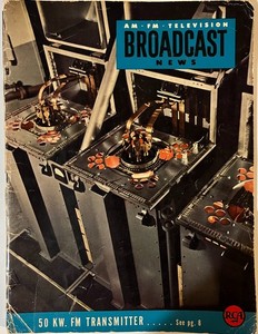 Vintage RCA AM FM Television Broadcast News Magazine #53 February 1949!