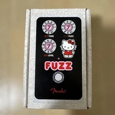 Fender x Hello Kitty Fuzz Pedal Black Compact Guitar Effector Limited