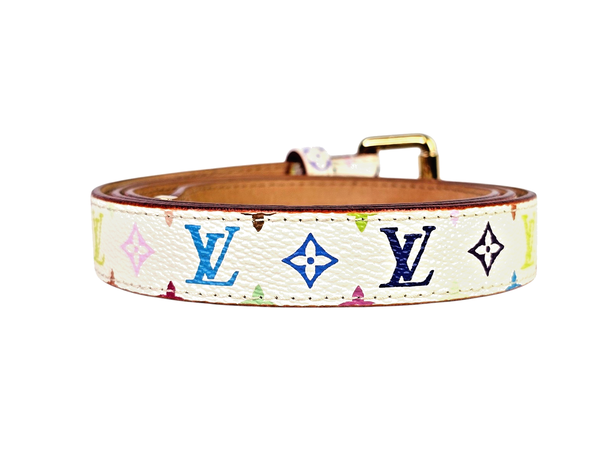 Louis Vuitton ホワイトレザーベルト louis-vuitton--