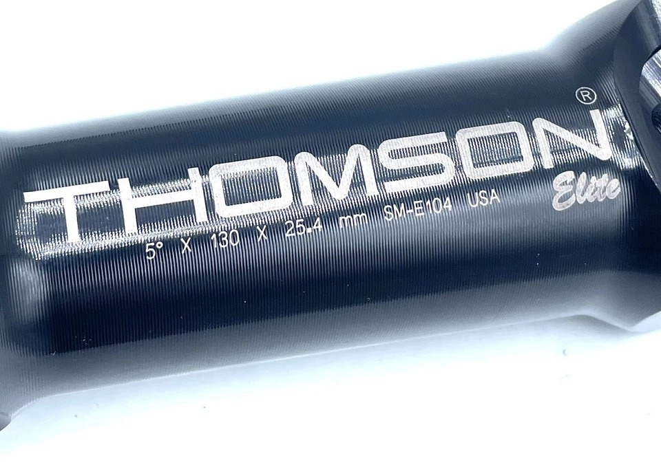 Thomson Elite Stem 5° x 130mm x 25.4 Mountain Bike Stem SM-E104 USA Made - Image 2 of 4