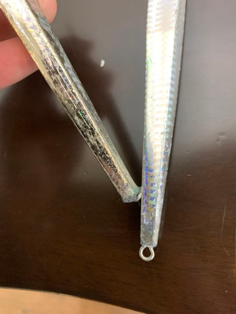 Akashi Silver Jig Tati Pattern 145-350g Blue Used/New NCNR - Image 5